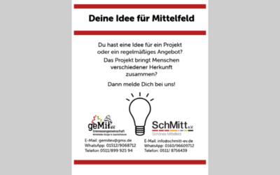 Deine Idee für Mittelfeld!