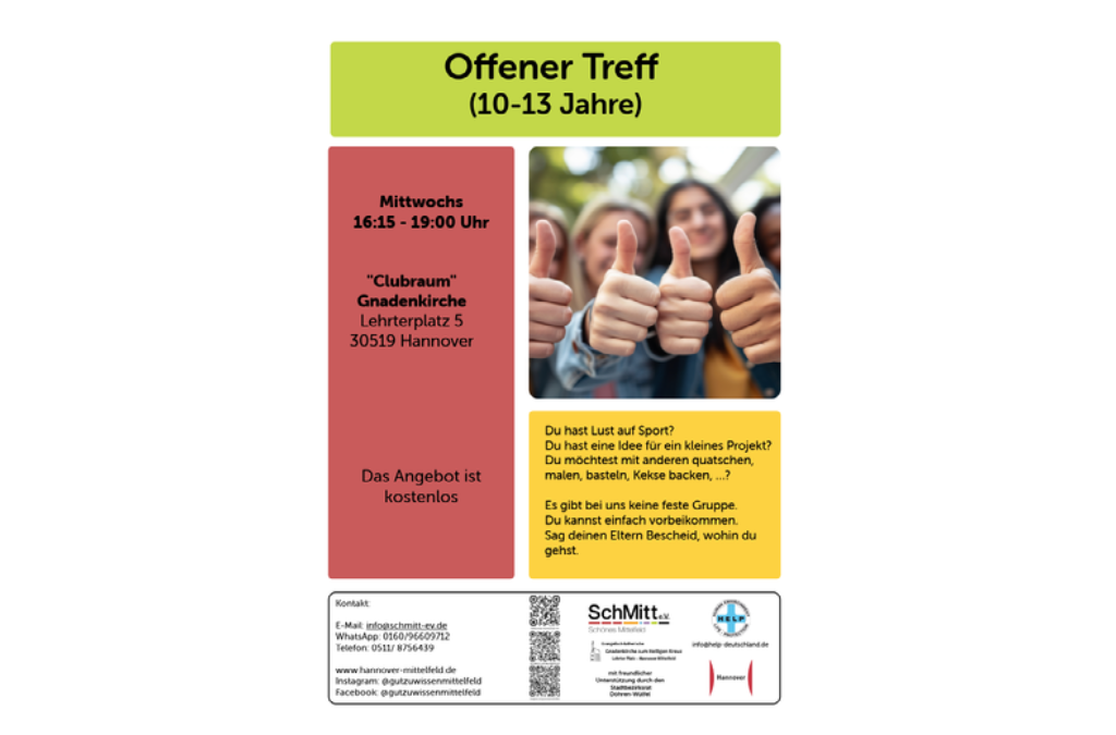 Offener Treff (10-13 Jahre)